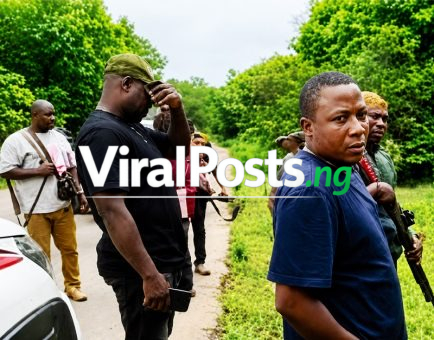 BREAKING: Inside Oyo Forest Where Igboho Combs For Kidnappers, Captives
