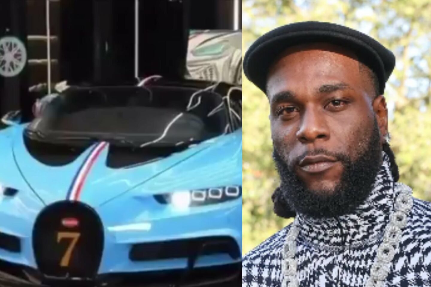 Burna Boy Goes Viral After Responding to Backlash Over ₦9bn Bugatti