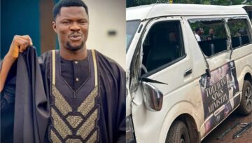 Nigerian Singer Toluwanisings Escapes Death in Ghastly Car Accident
